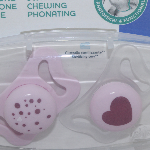 Chicco Physio Forma Micro Silicone Pacifier for Newborns 0-2m – 2Pcs
