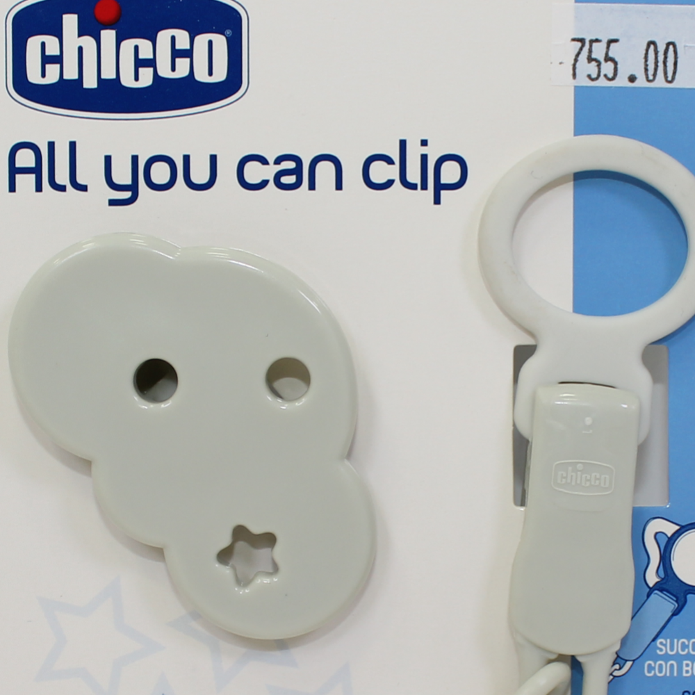 Chicco All You Can Clip Pacifier Clip – Bubble Chain (0M+)