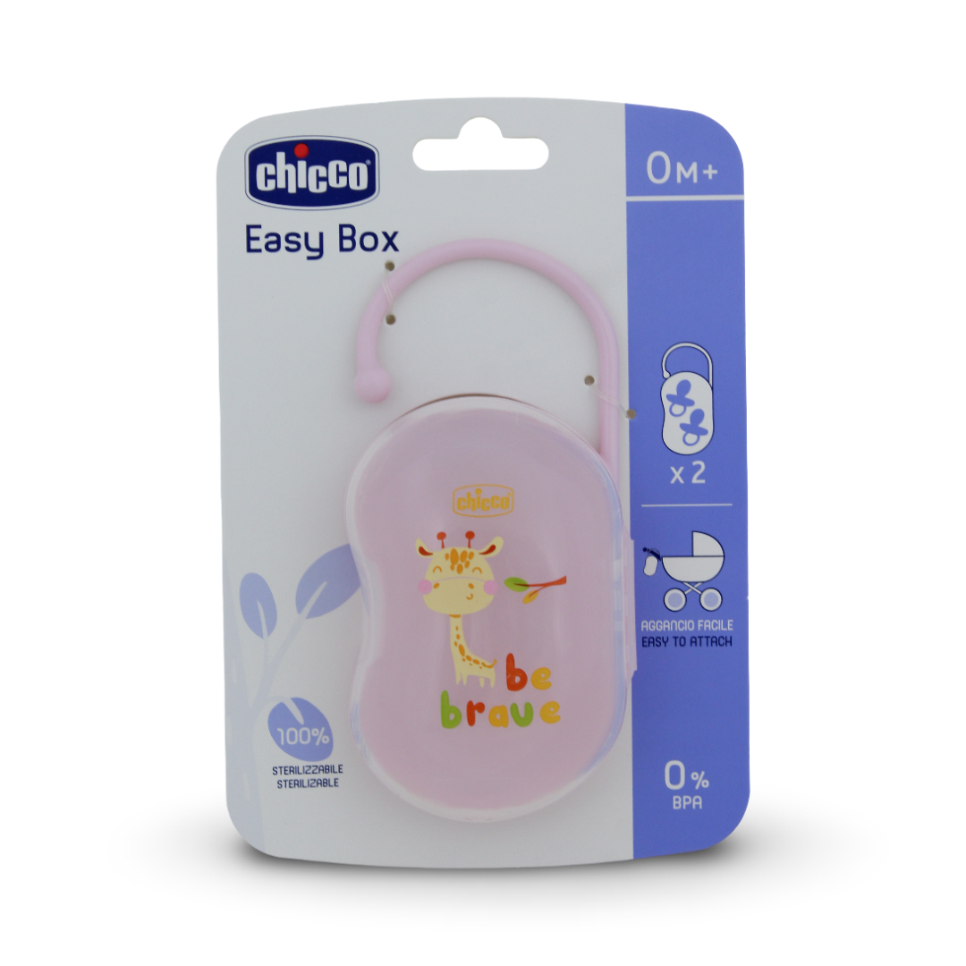 Chicco Easy Box Pacifier Holder – Pink