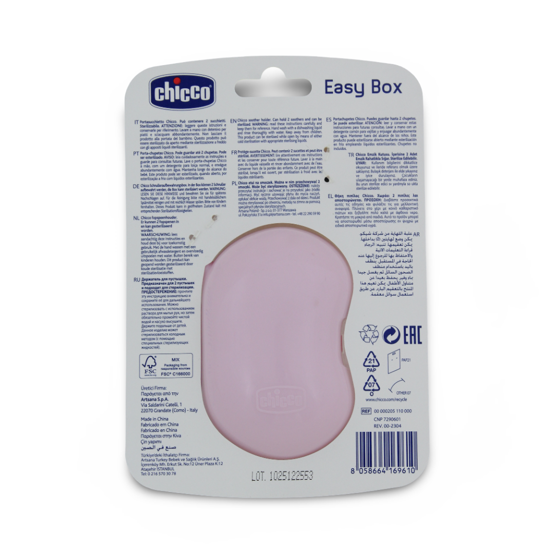 Chicco Easy Box Pacifier Holder – Pink