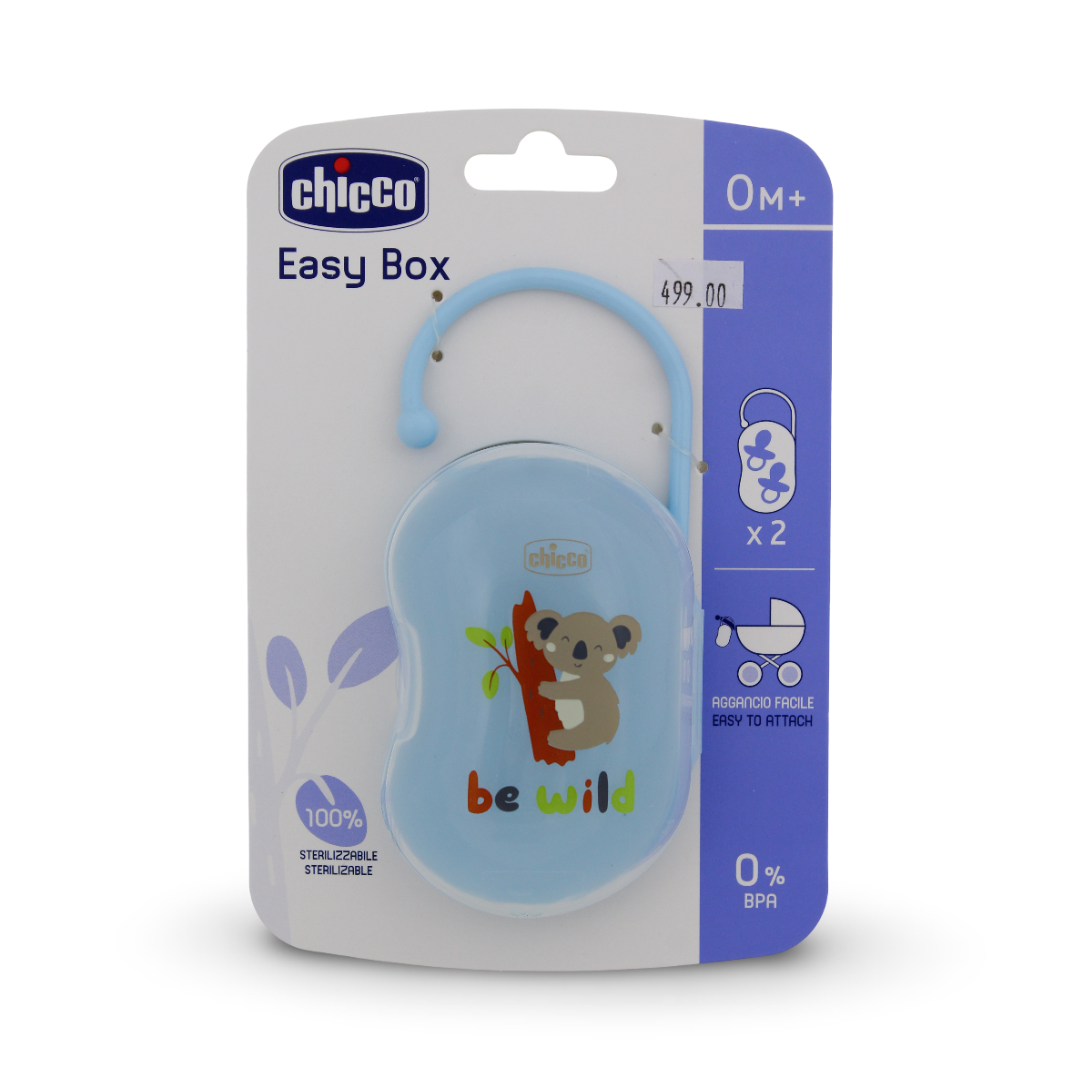Chicco Easy Box Pacifier Holder – Baby Blue