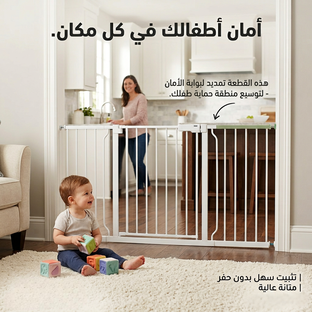 Metal Baby Safety Gate – 12 Cm