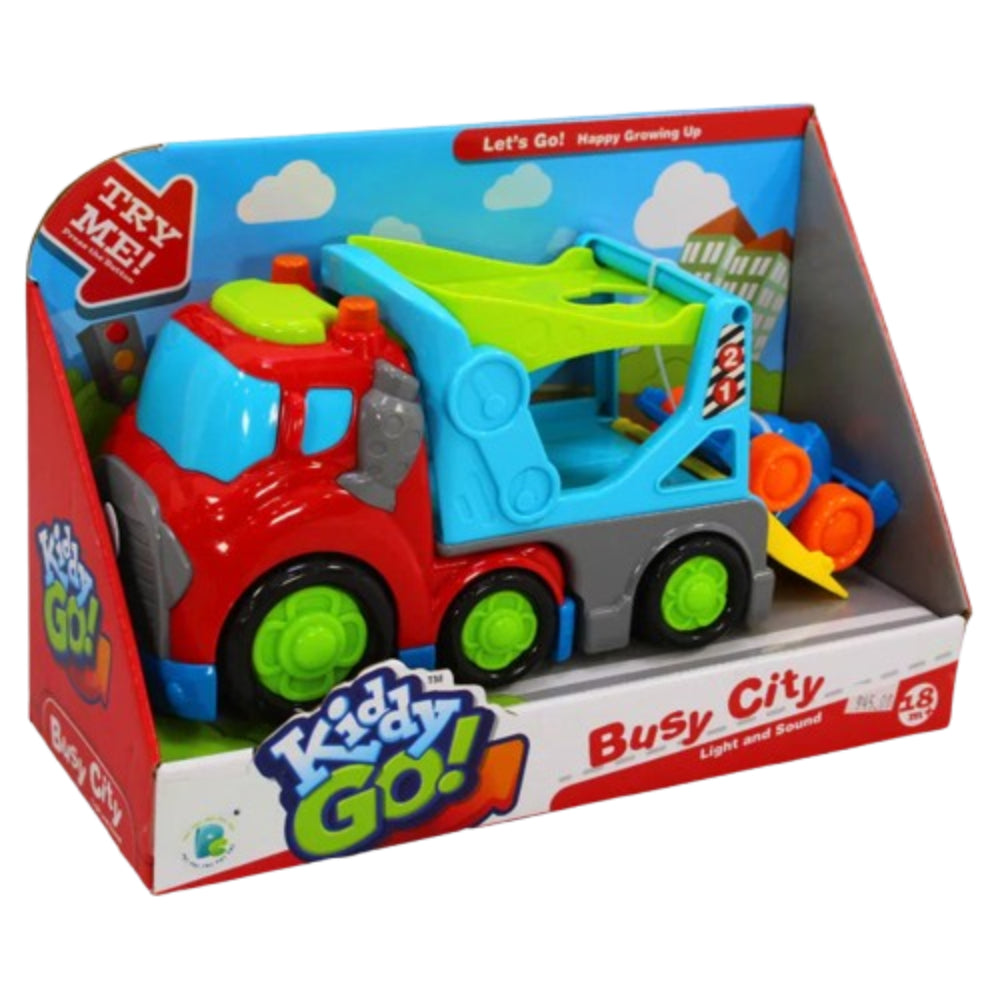 Busy City Truck with Light & Sound – Kiddy Go!