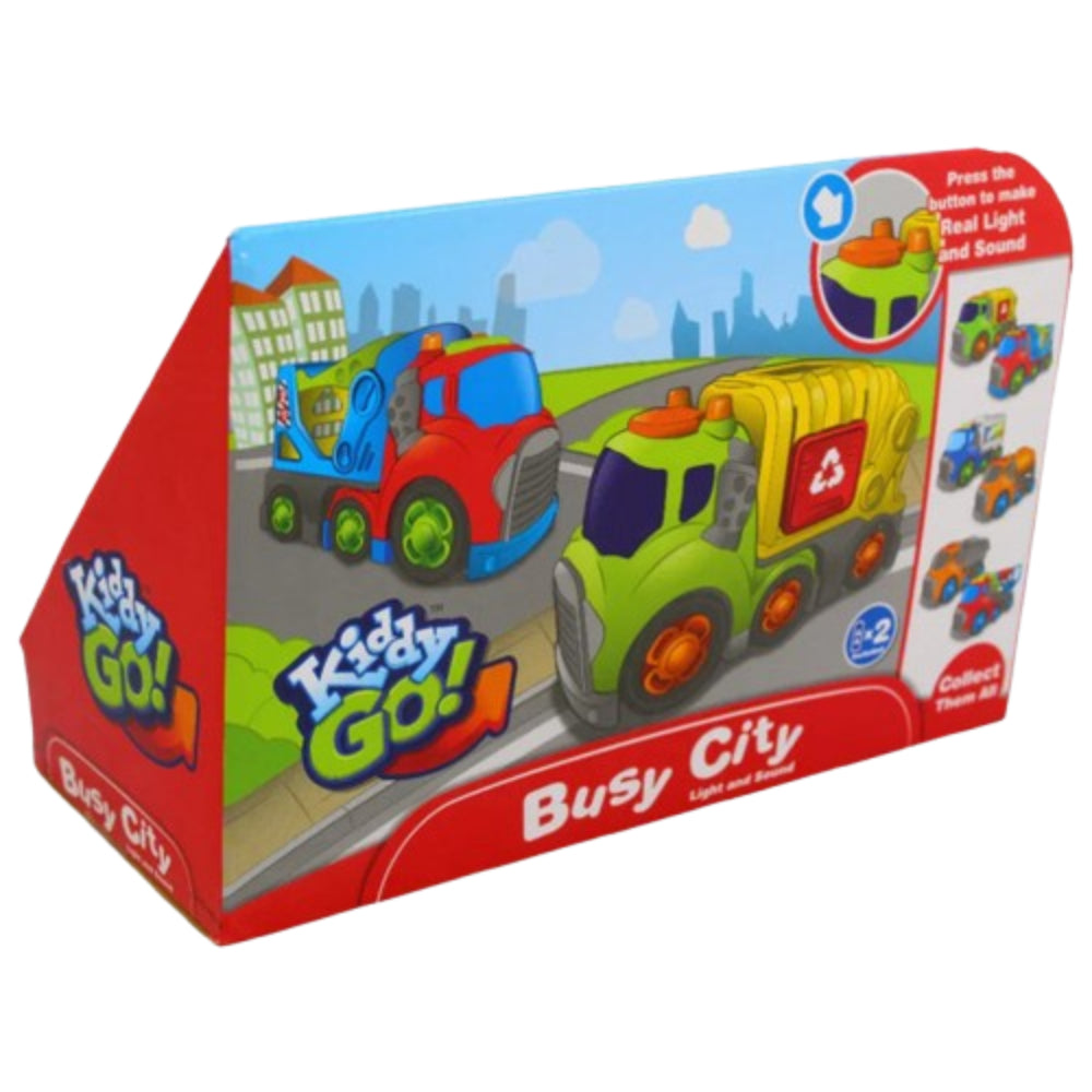 Busy City Truck with Light & Sound – Kiddy Go!
