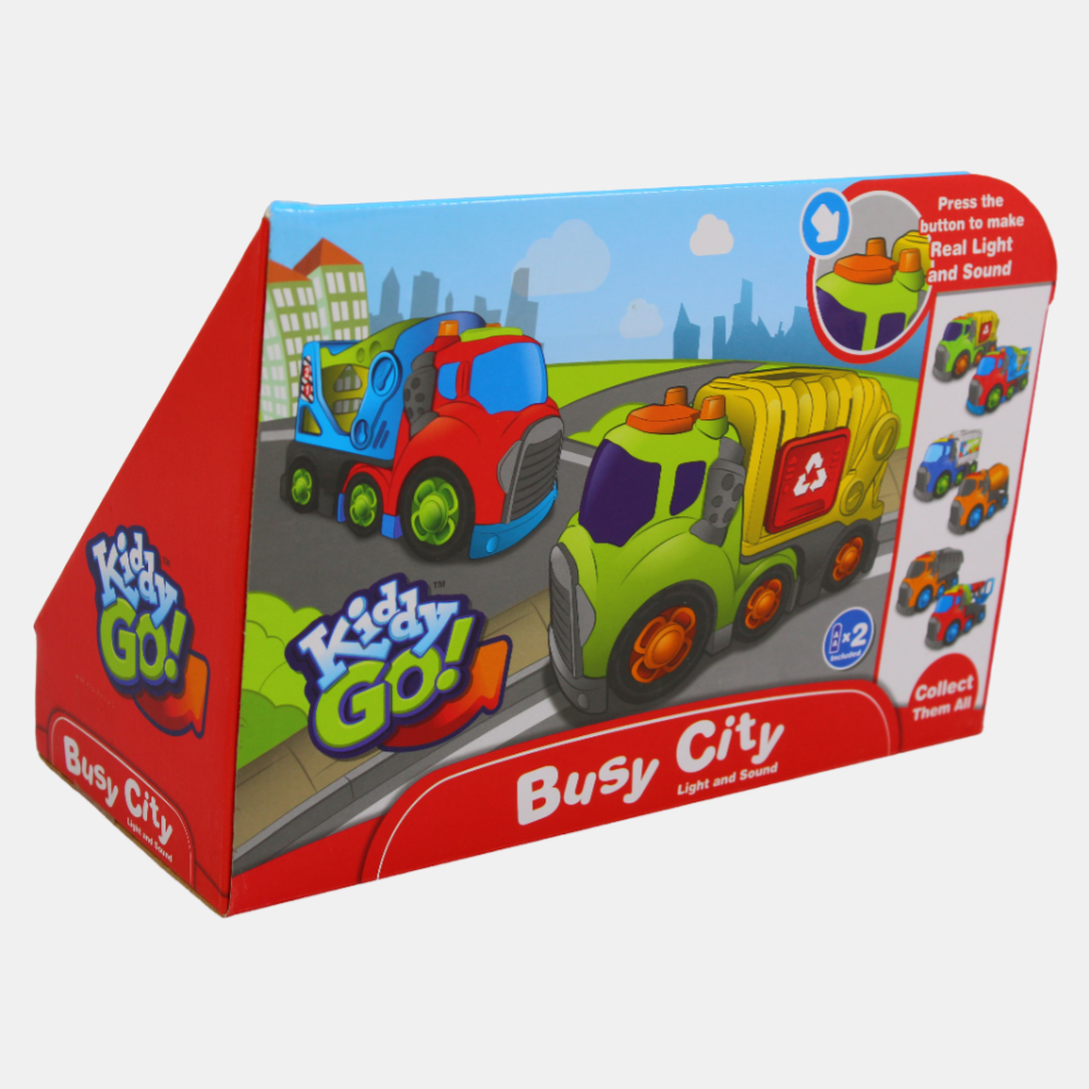 DHTS10332\Busy City Truck With Ligh And Sound