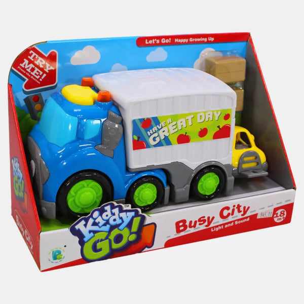 Busy City Truck With Ligh And Sound