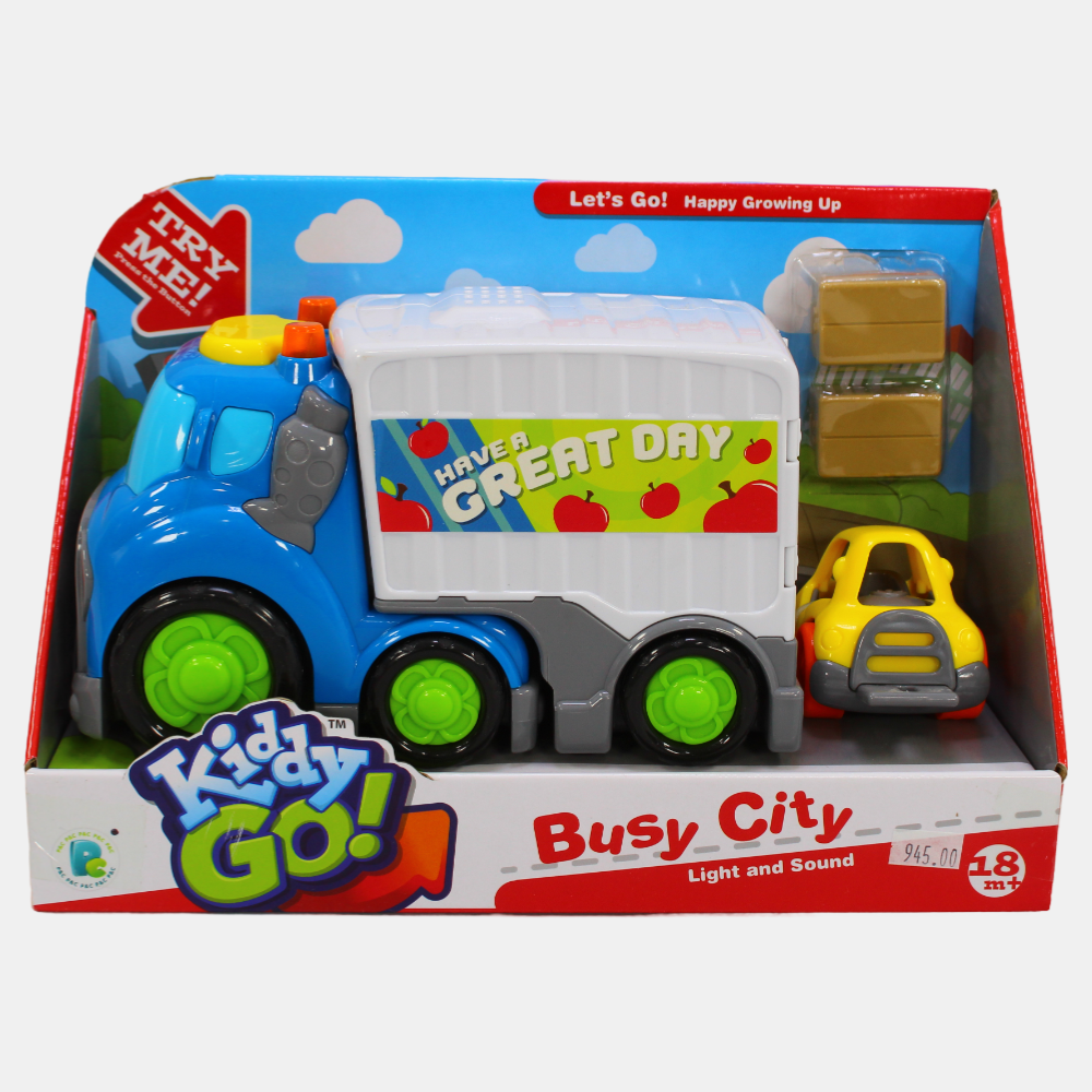 DHTS10337\Busy City Truck With Ligh And Sound