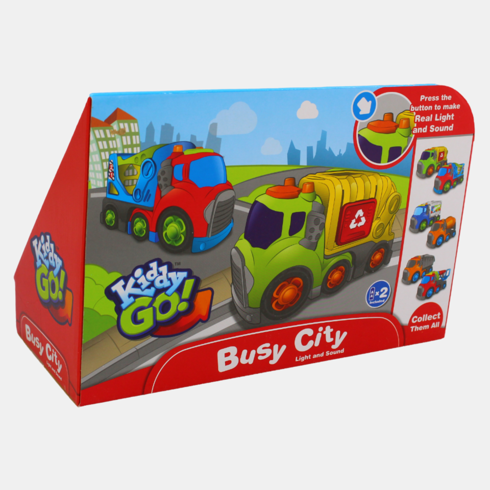 DHTS10337\Busy City Truck With Ligh And Sound