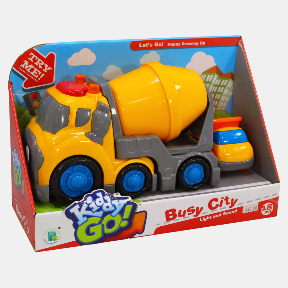DHTS10339\Busy City Truck With Ligh And Sound