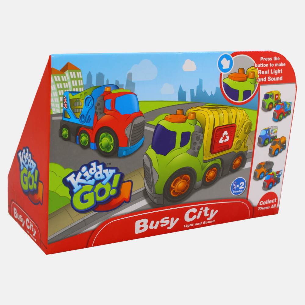 DHTS10339\Busy City Truck With Ligh And Sound