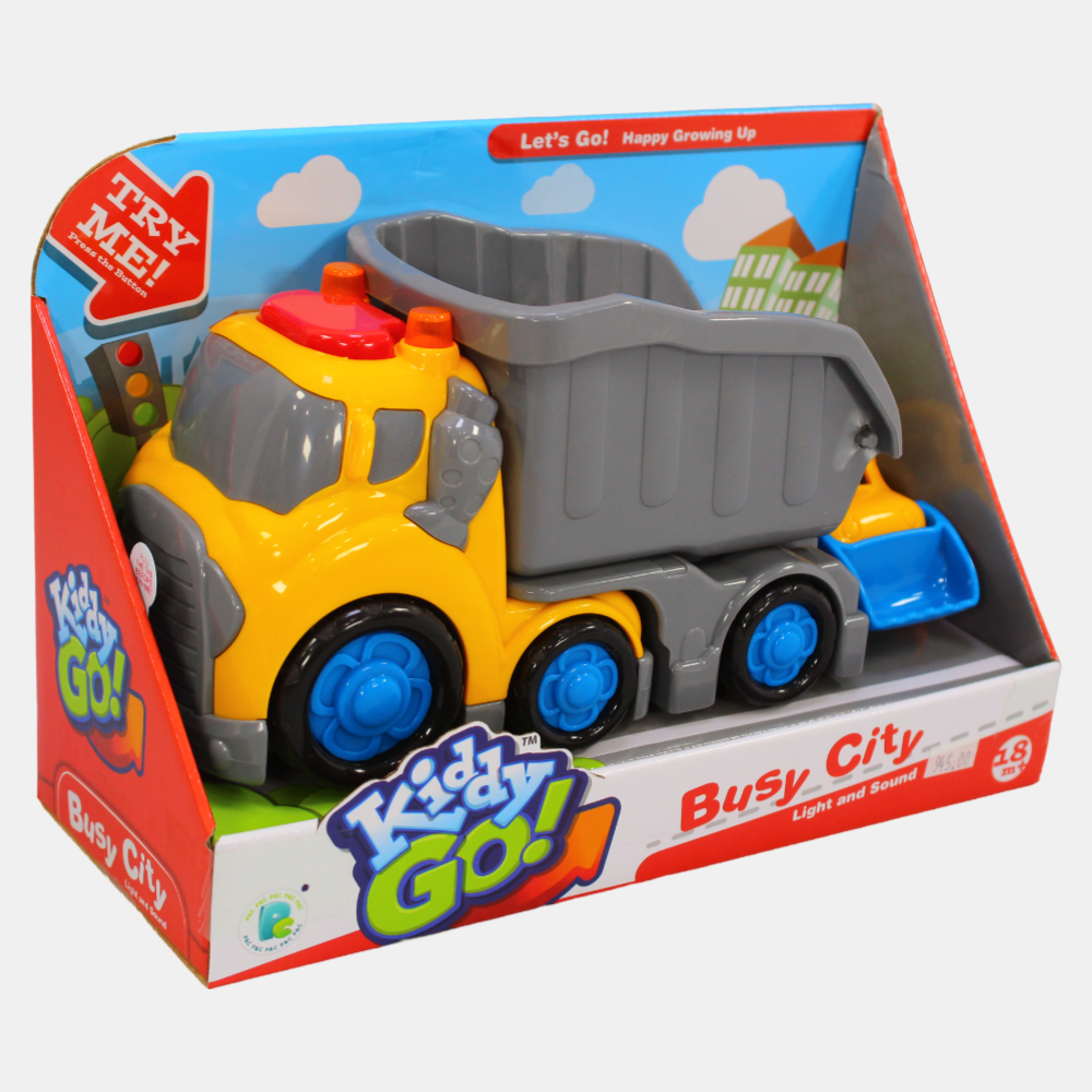 DHTS10340\Busy City Truck With Ligh And Sound