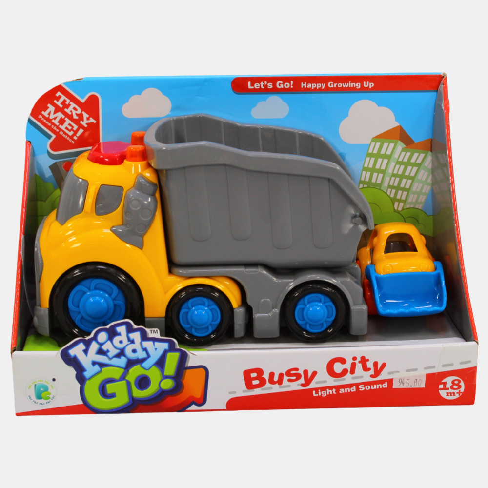 DHTS10340\Busy City Truck With Ligh And Sound