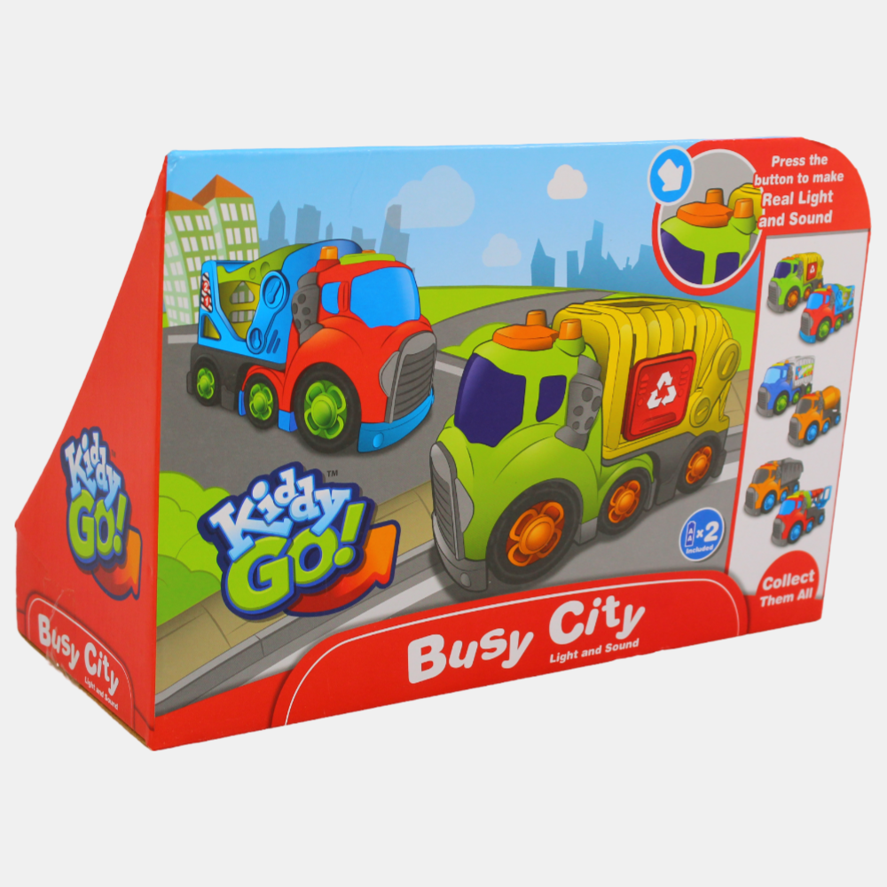 DHTS10340\Busy City Truck With Ligh And Sound