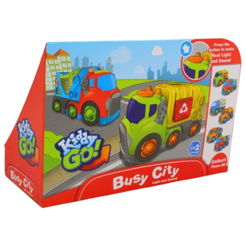 Busy City Truck With Light and Sound