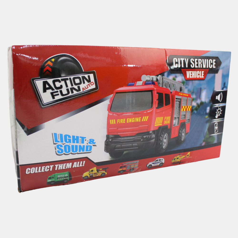 DHTFC10348\City Service Light And Sound  Friction Tow