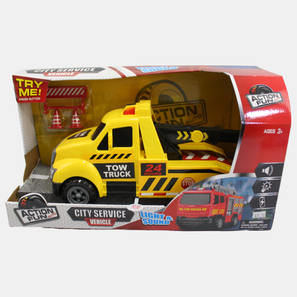 DHTFC10348\City Service Light And Sound  Friction Tow