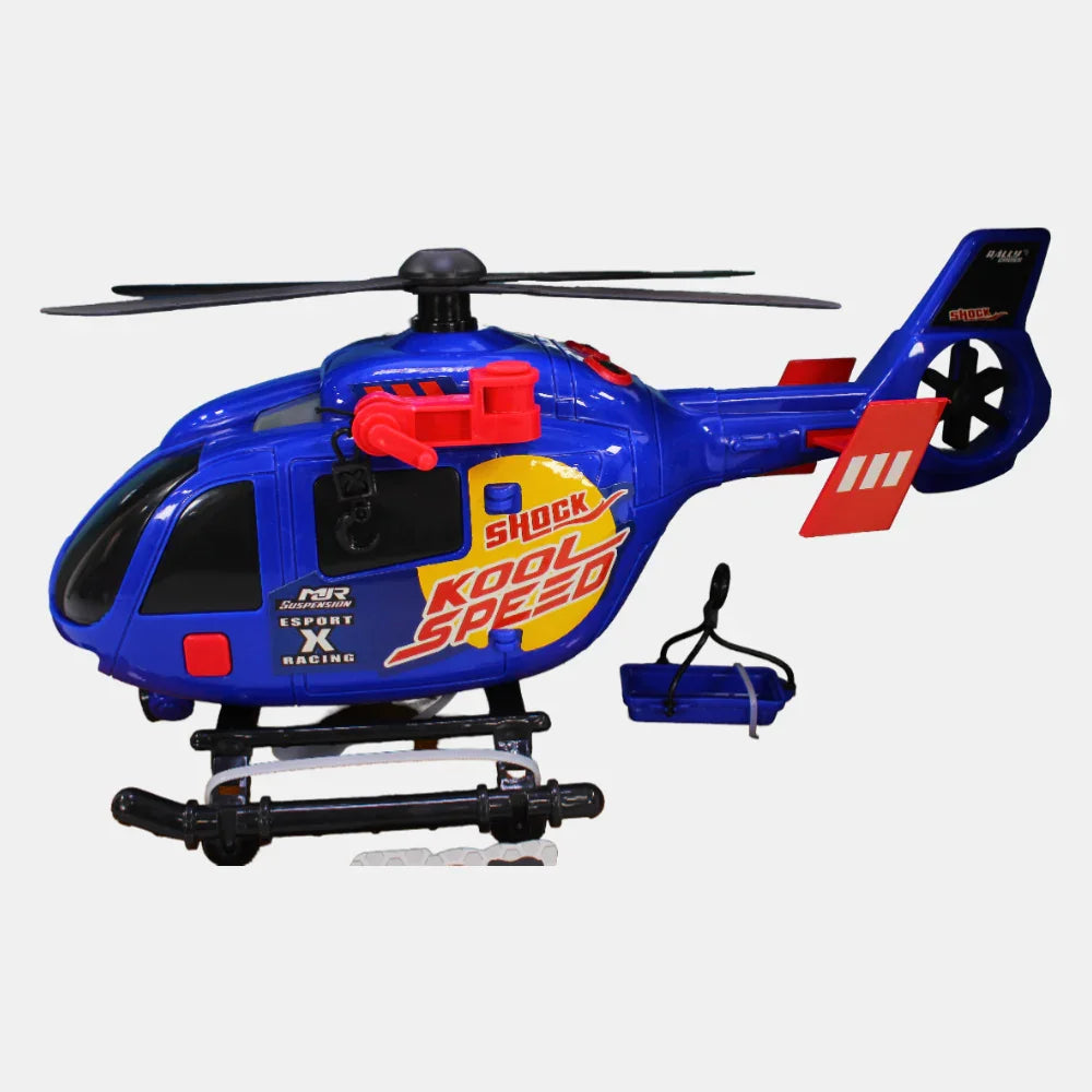 DHTS10554\Rally Racing Friction Helicopter With Light And Voice