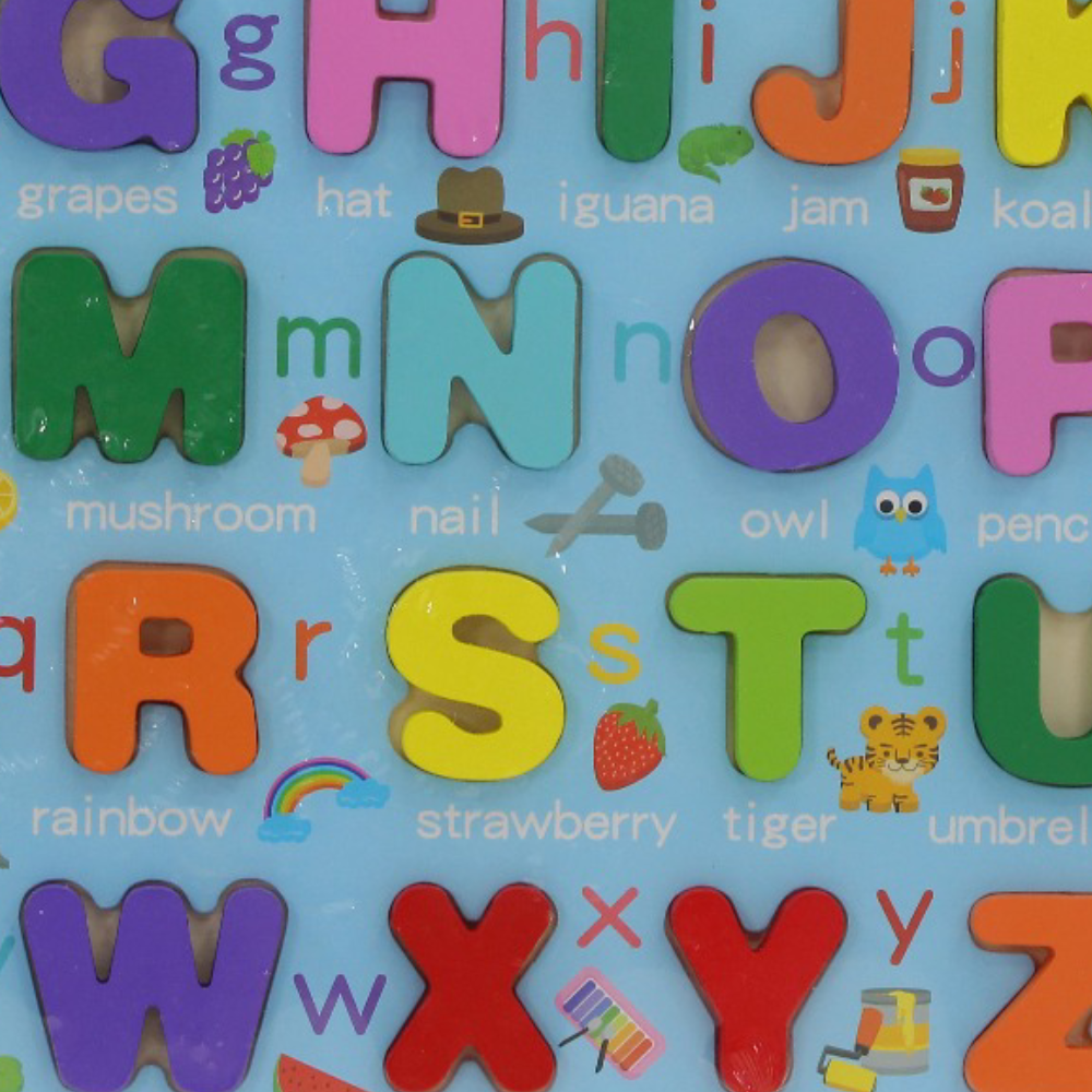 Upper Case English Alphabet Matching Board