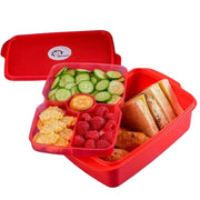 Banana Plastic Lunch Box 1.5L – Red
