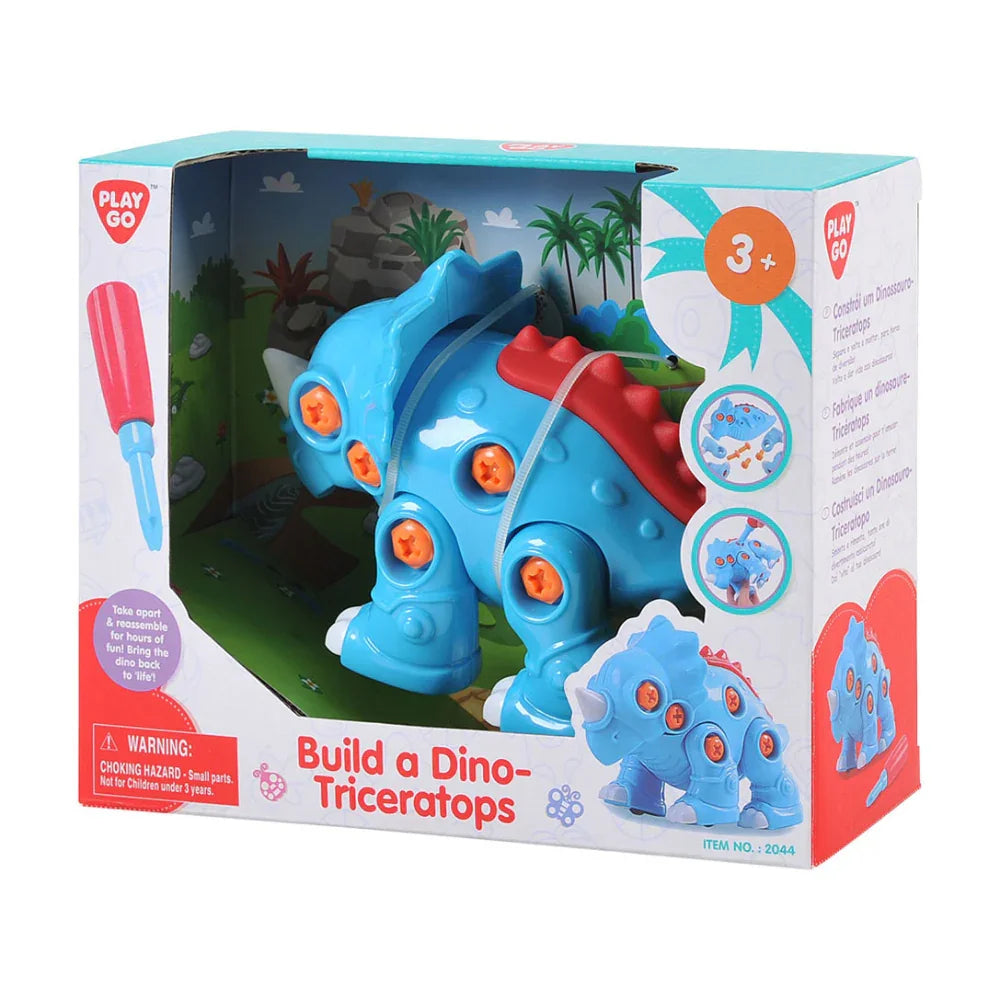 Play Go Build Your Own Dino - Triceratops - Toys - PlayGo