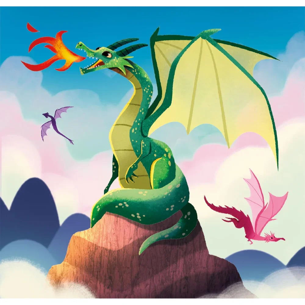 Clementoni Super Color 3 Fantastic Creatures Puzzles – 3X48Pcs