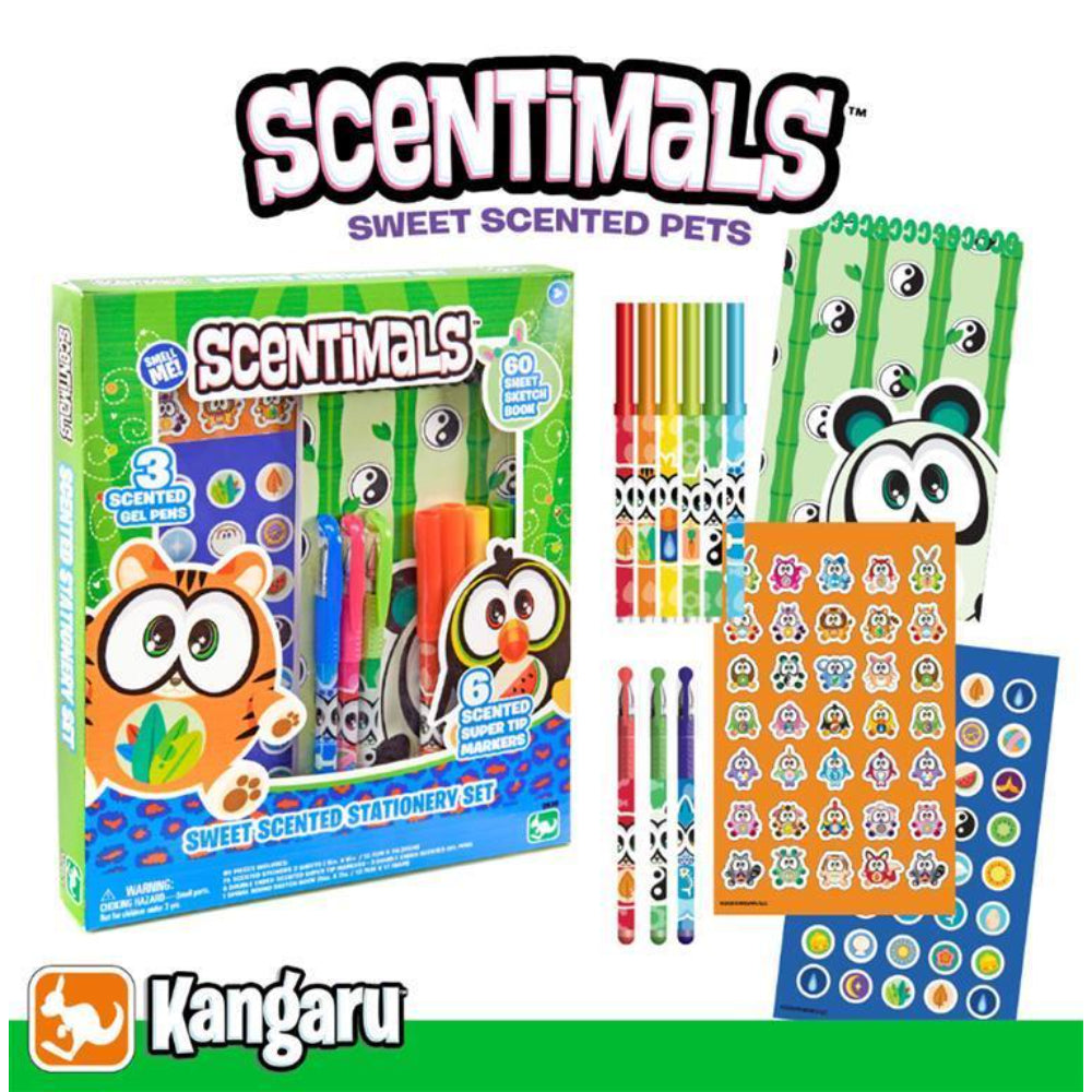 Scentimals Sweet Scented Stationery Set