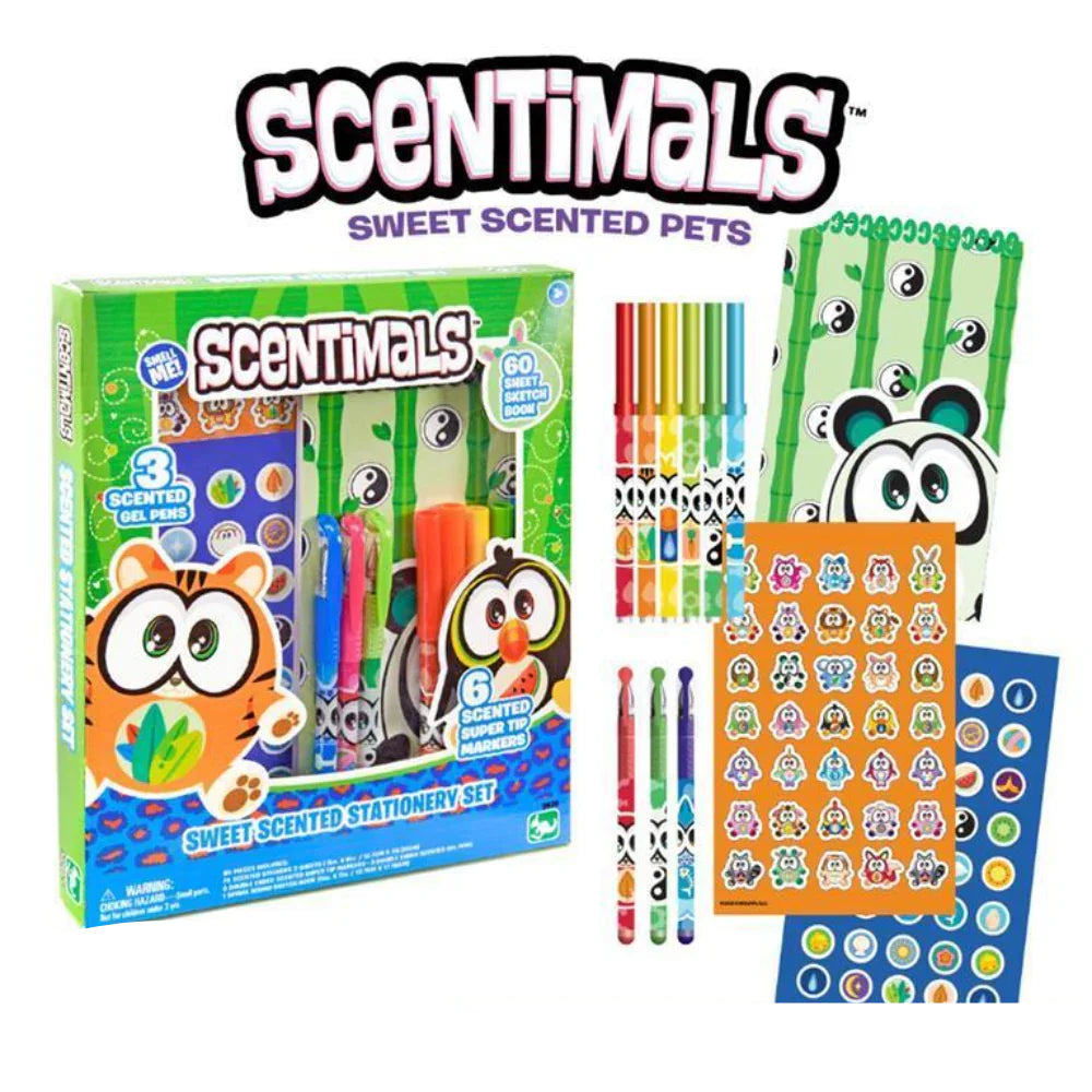 Scentimals Sweet Scented Stationery Set - School - Kangaru