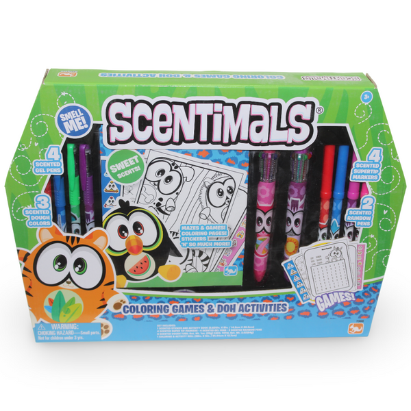 Scentimals Coloring Games & Doh Activities
