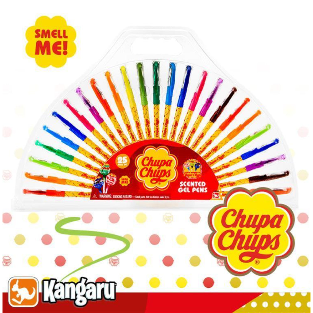Chupa Chups Scented Gel Pens - 25 Colors