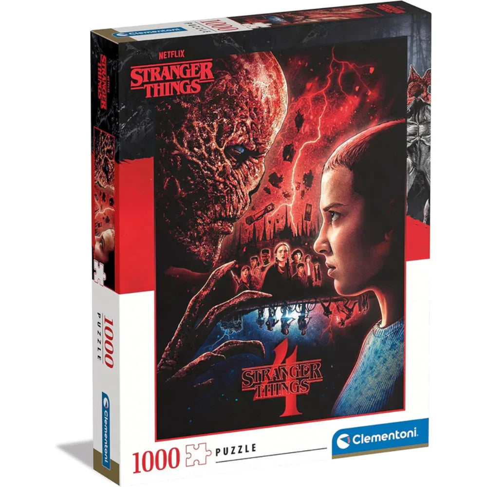 Clementoni Stranger Things Puzzle - 1000 Pcs - Toys