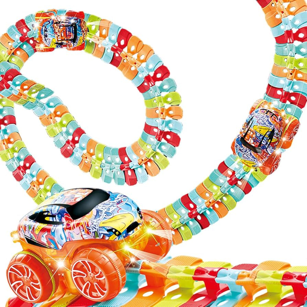 "Changeable Track" DIY Racing Set – 142 Pcs - Toys - For Baby