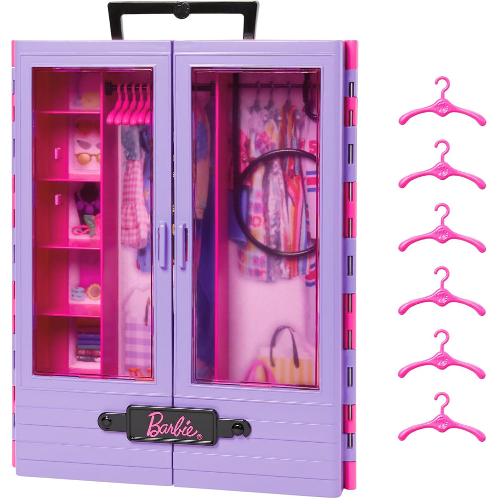 Barbie Fashionistas Ultimate Closet with 6 Hangers