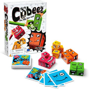 Nilco Blue Orange Cubeez Cubies Card Game