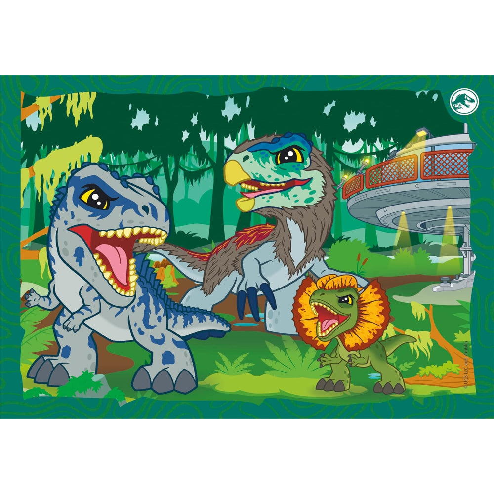Clementoni Jurassic World Super Color 4-in-1 Puzzle