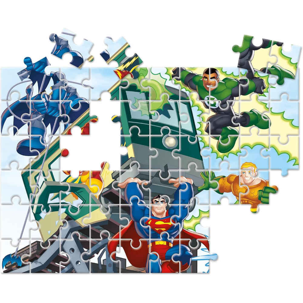 Clementoni DC Super Friends Super Color Puzzle – 60 Pcs