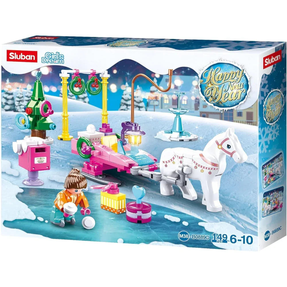 Sluban Girls Dream New Year Building Blocks Set - 149 Pcs