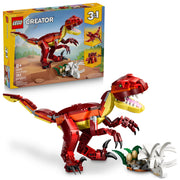 Lego Creator 3-in-1 Fierce T-Rex Dinosaur Building Set – 283 Pcs