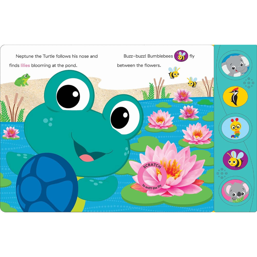 Baby Einstein Follow Your Nose! Scratch and Sniff Sound Book