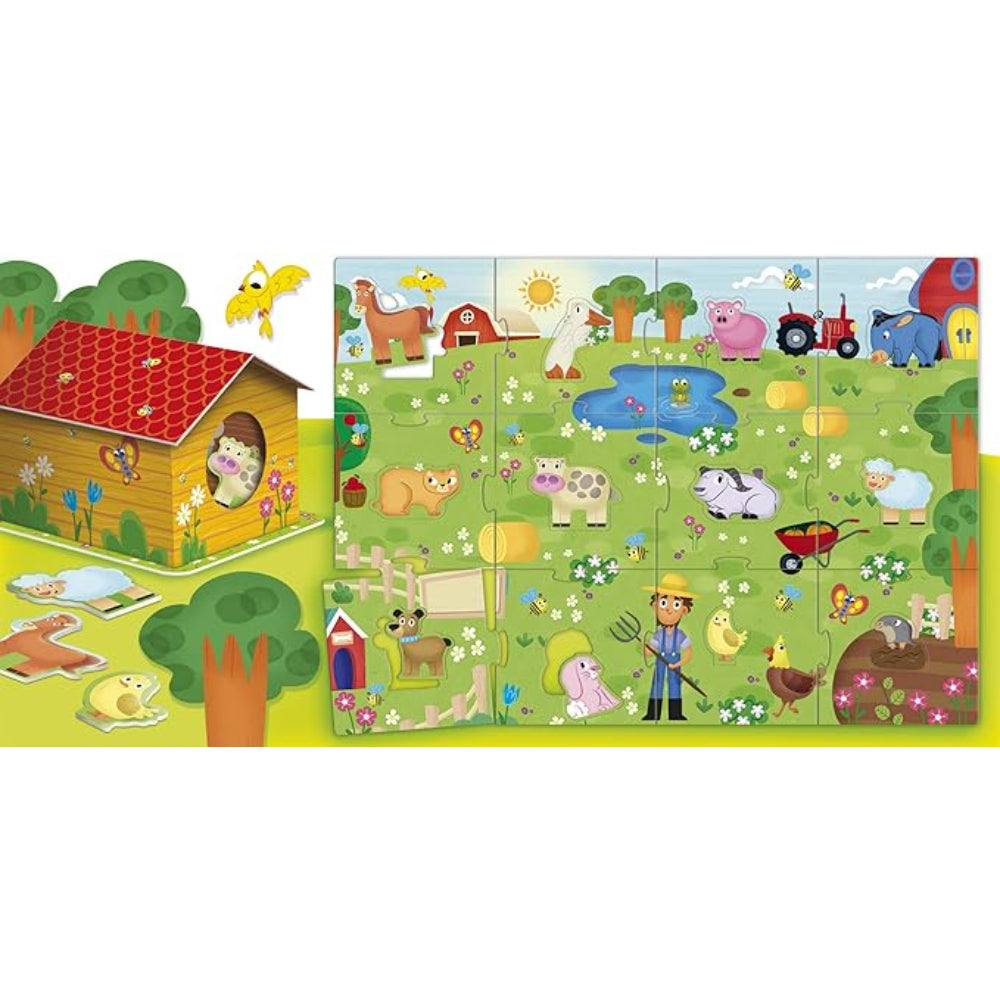 Lisciani - Puzzle Carotina Baby – My Happy Farm Lisciani