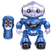 Smart Robot RC Dancing Toy – Blue & Silver