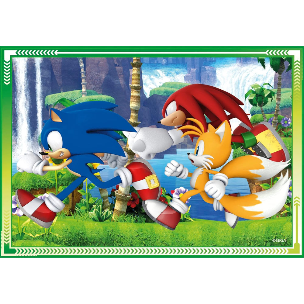 Clementoni Sonic the Hedgehog Super Color 4-in-1 Puzzle