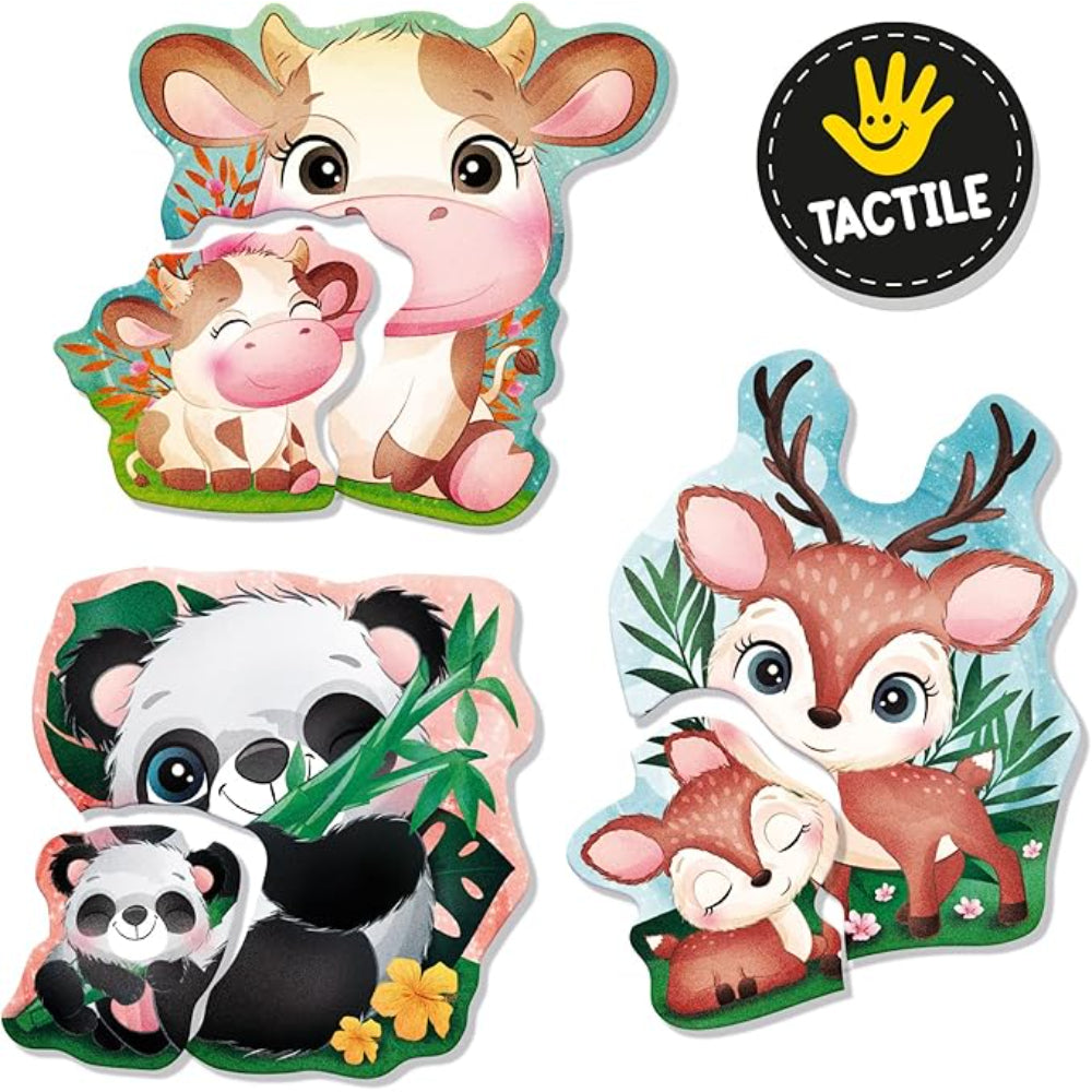 Lisciani - Montessori Baby Touch My Baby 12 Pieces