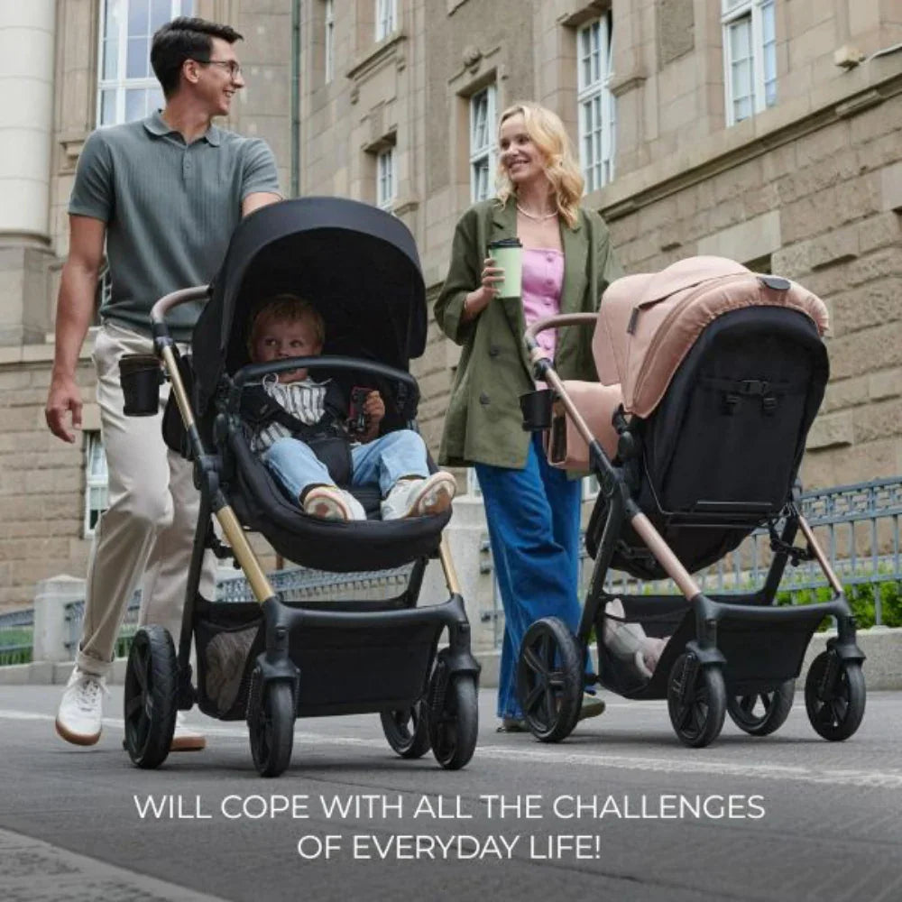 Kinderkraft Travel System Stroller With Flip Arm Moov2 Air - (3in1)