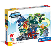 Clementoni DC Super Friends Super Color Puzzle – 60 Pcs