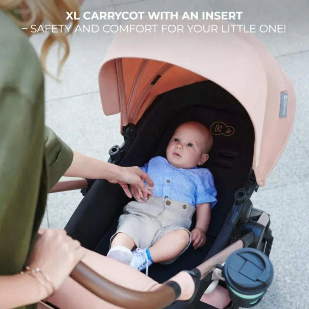 Kinderkraft Travel System Stroller With Flip Arm Moov2 Air - (3in1)