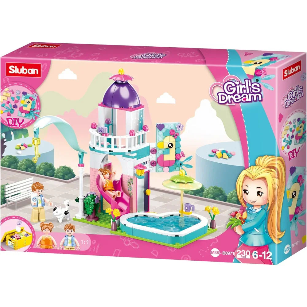 Sluban Girls Dream Party Home Building Blocks Set - 230 Pcs