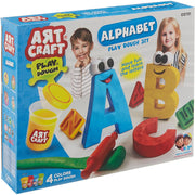 Art Craft Alphabet Play Dough Set - 4×56g