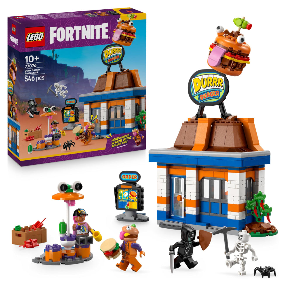 Lego Fortnite Durrr Burger Restaurant Set – 546 Pcs