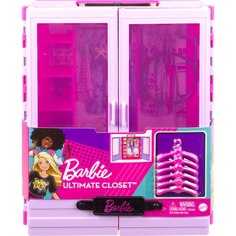 Barbie Fashionistas Ultimate Closet with 6 Hangers