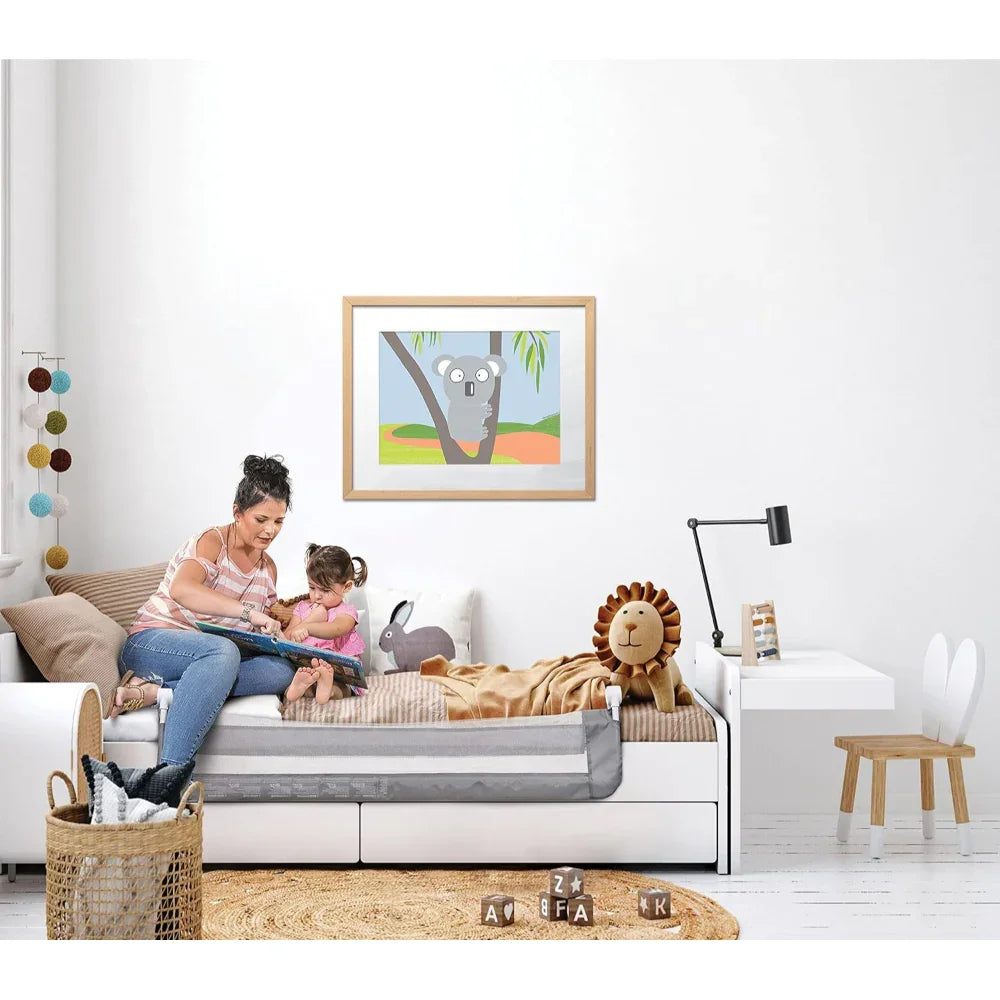 Dreambaby Prague Bed Rail – Extra Wide & Extra Tall for Safe Transitions (110*45.5cm)